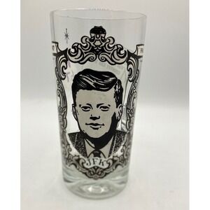 Vintage JFK John F Kennedy Inaugural Address Drinking‎ Glass